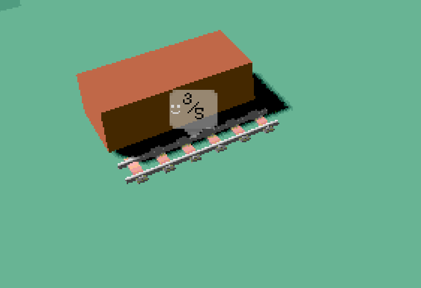 A close up of a non connected station