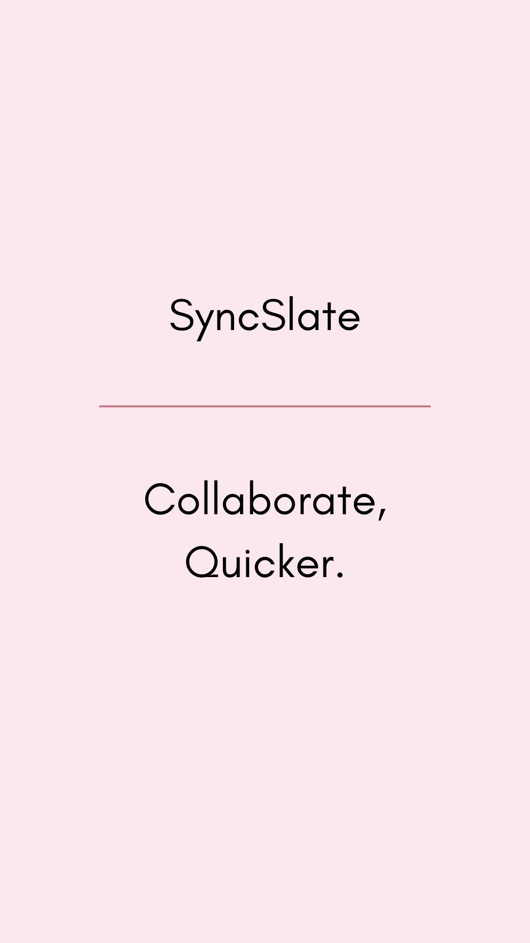 SyncSlate